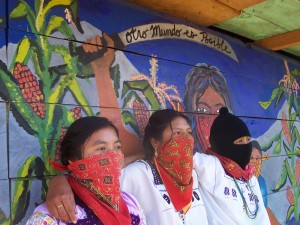 Zapatista women leaders in Chiapas, Mexico.